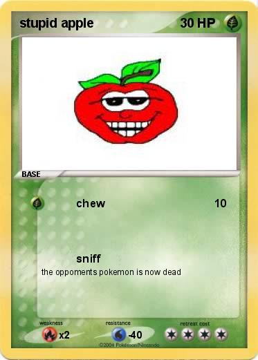 Pokemon stupid apple
