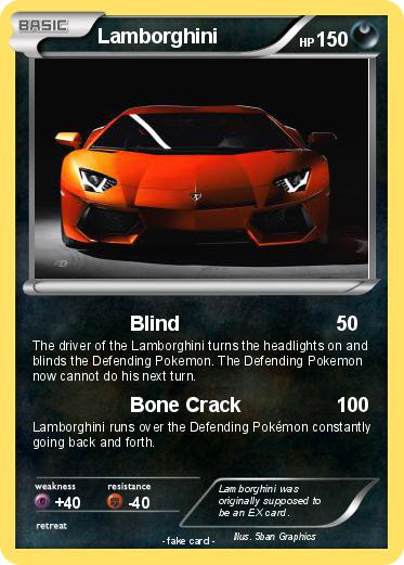 Pokemon Lamborghini