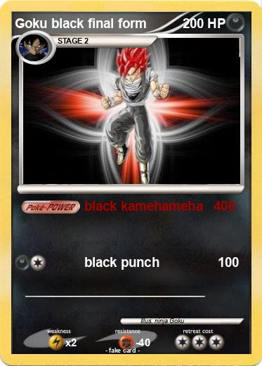 Pokemon Goku black final form