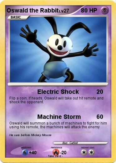 Pokemon Oswald the Rabbit