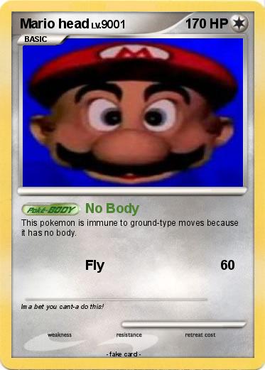 Pokemon Mario head