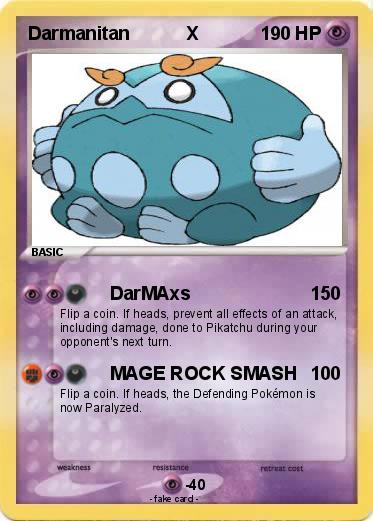 Pokemon Darmanitan           X