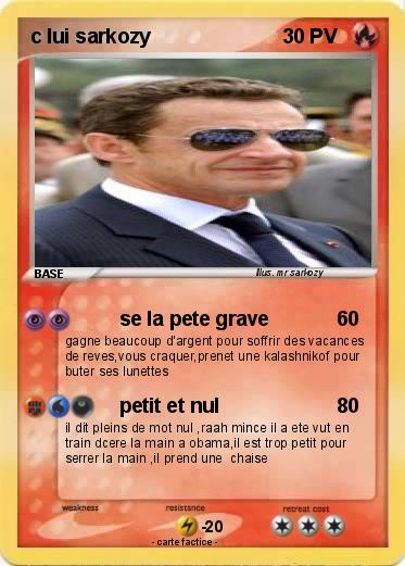 Pokemon c lui sarkozy