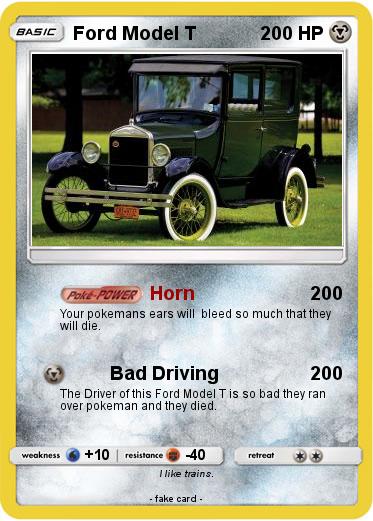 Pokemon Ford Model T