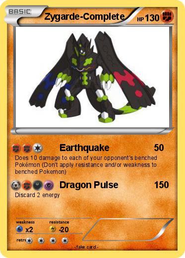 Pokemon Zygarde-Complete