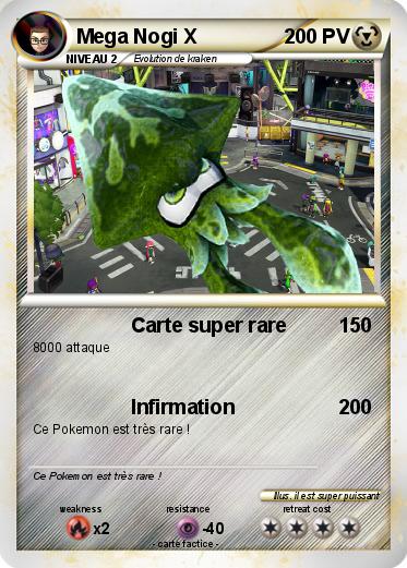 Pokemon Mega Nogi X