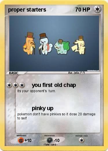 Pokemon proper starters