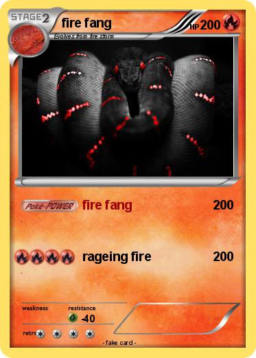 Pokemon fire fang
