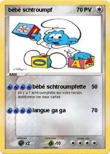 Pokemon bébé schtroumpf