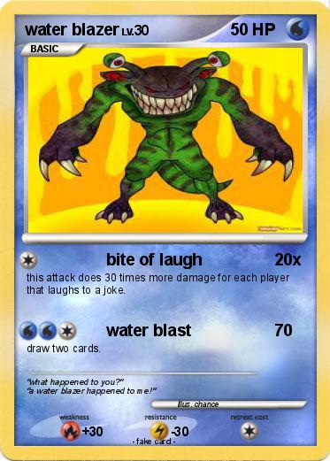 Pokemon water blazer