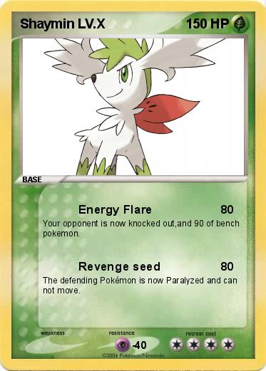 Pokemon Shaymin LV.X