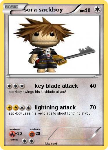 Pokemon sora sackboy