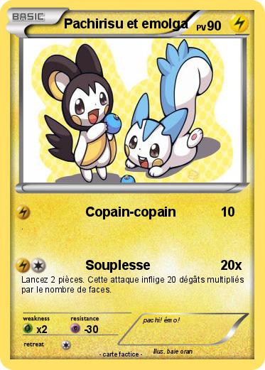 Pokemon Pachirisu et emolga