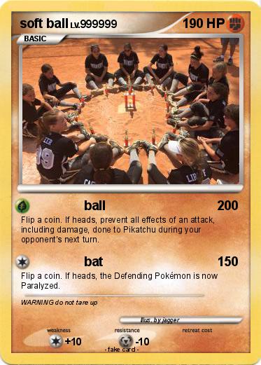Pokemon soft ball