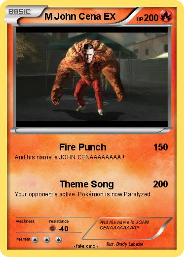 Pokemon M John Cena EX