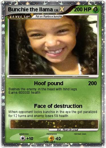 Pokemon Bunchie the llama