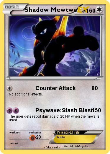 Pokemon Shadow Mewtwo