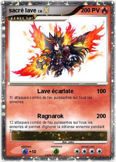 Pokemon sacré lave
