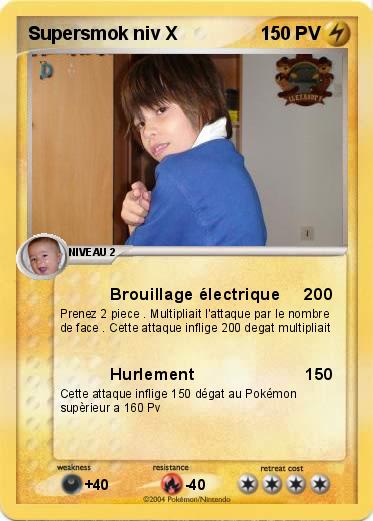 Pokemon Supersmok niv X