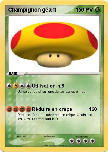 Pokemon Champignon géant