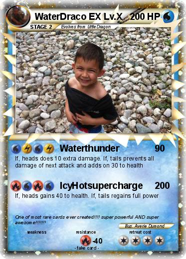 Pokemon WaterDraco EX Lv.X