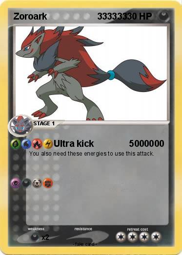 Pokemon Zoroark                    333333