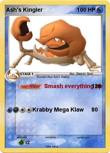 Pokemon Ash's Kingler