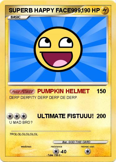 Pokemon SUPERB HAPPY FACE999,