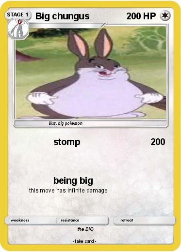 Pokemon Big chungus
