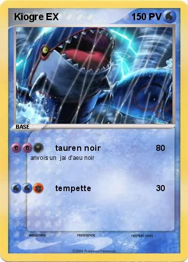 Pokemon Kiogre EX