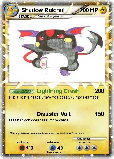 Pokemon Shadow Raichu