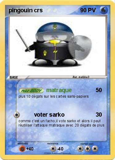 Pokemon pingouin crs