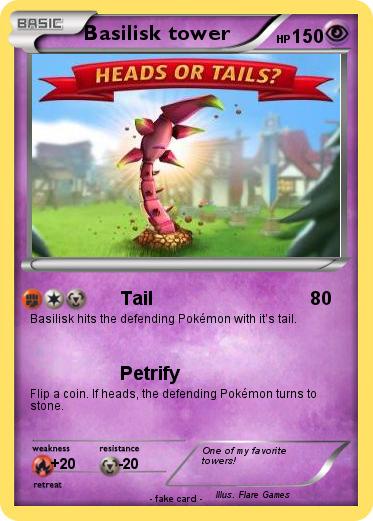 Pokemon Basilisk tower