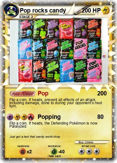 Pokemon Pop rocks candy