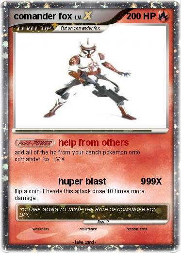 Pokemon comander fox