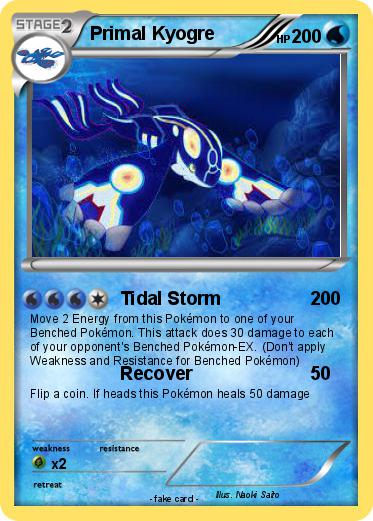 Pokemon Primal Kyogre