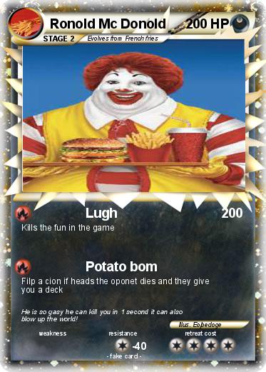 Pokemon Ronold Mc Donold