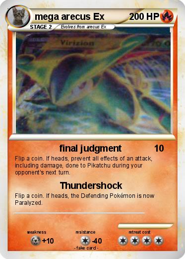 Pokemon mega arecus Ex
