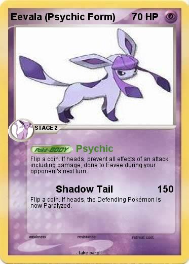 Pokemon Eevala (Psychic Form)