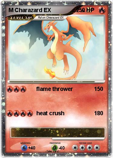 Pokemon M Charazard EX                2