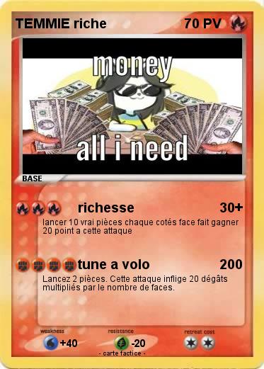 Pokemon TEMMIE riche
