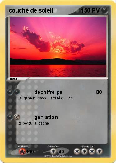 Pokemon couché de soleil      