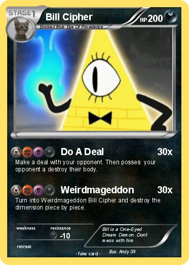 Pokemon Bill Cipher