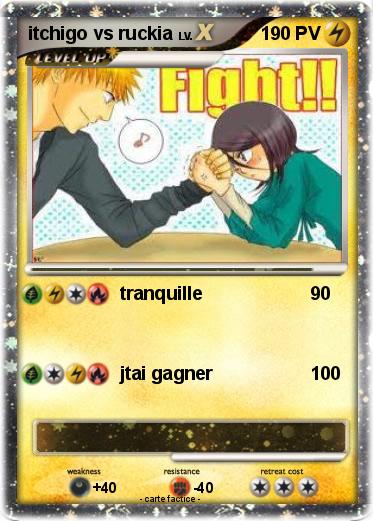Pokemon itchigo vs ruckia