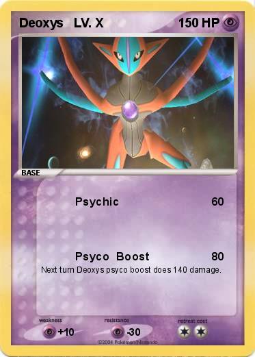 Pokemon Deoxys   LV. X         