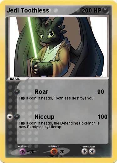 Pokemon Jedi Toothless