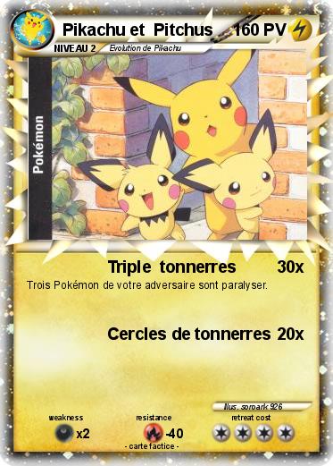 Pokemon Pikachu et  Pitchus