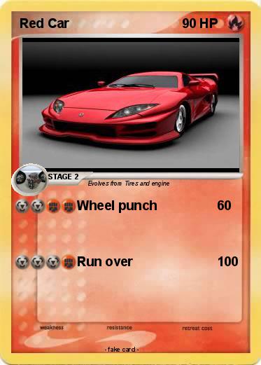 Pokemon Red Car