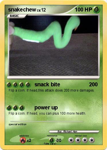Pokemon snakechew