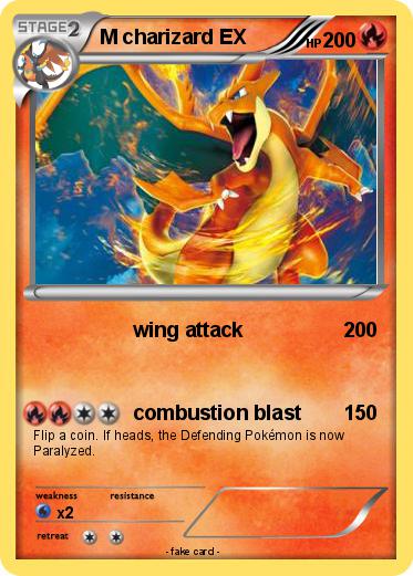 Pokemon M charizard EX